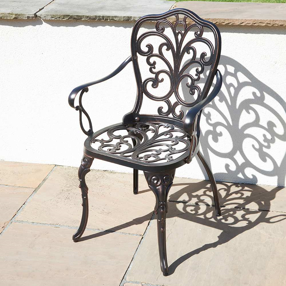 Click to view product details and reviews for Cast Aluminium Arm Chair Cast Aluminium Arm Chair.